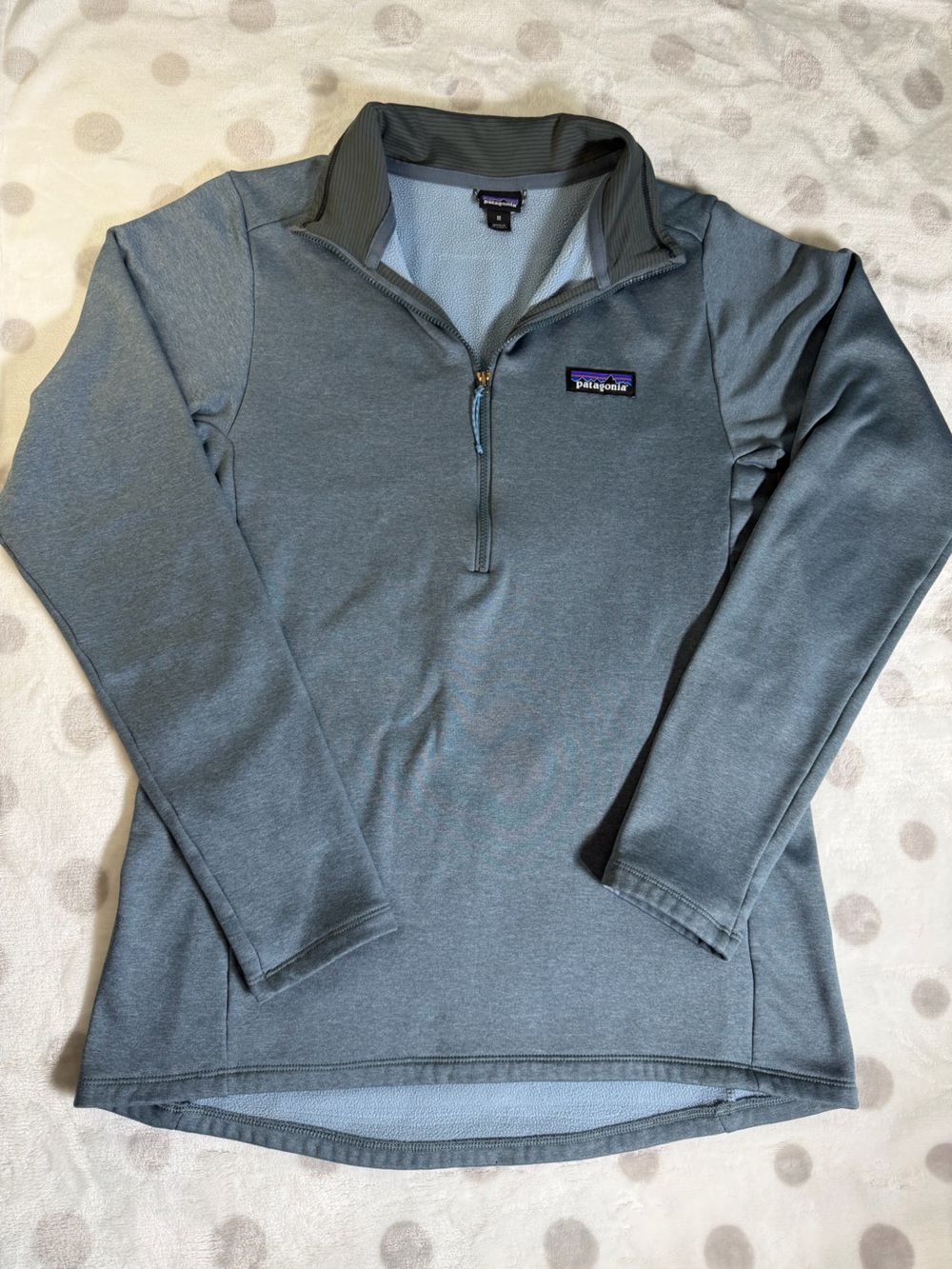 Patagonia Gray Fleece Quarter Zip Pullover